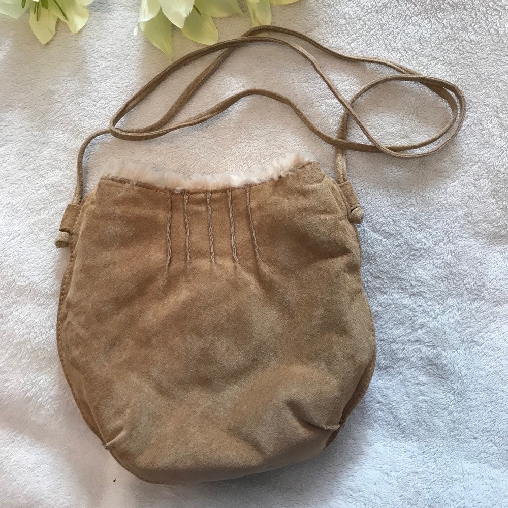 Wilson’s Leather Small sheepskin crossbody